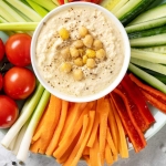 hummus and veggies