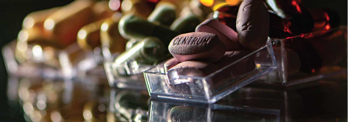 large amounts of supplements