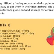 Immune boosting nutrient food-sources