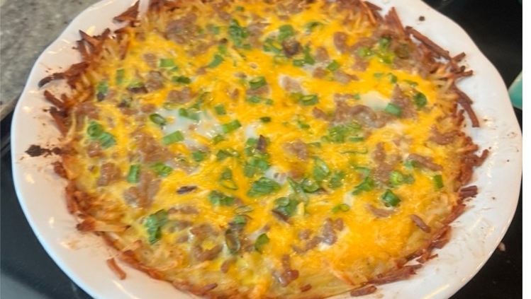 Potato Crusted Quiche