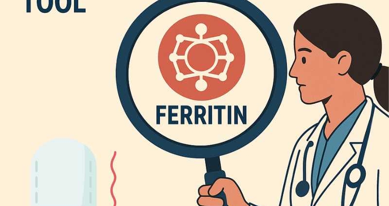 Low ferritin value can indicate inflammation in the body.