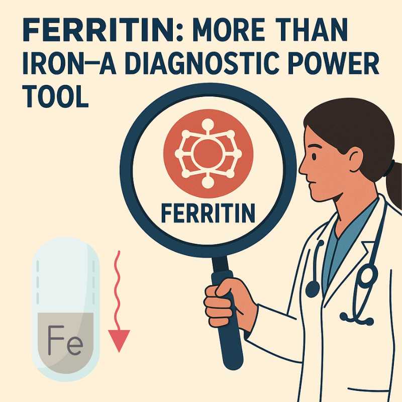 Ferritin_Diagnostic_tool Low ferritin value can indicate inflammation in the body.