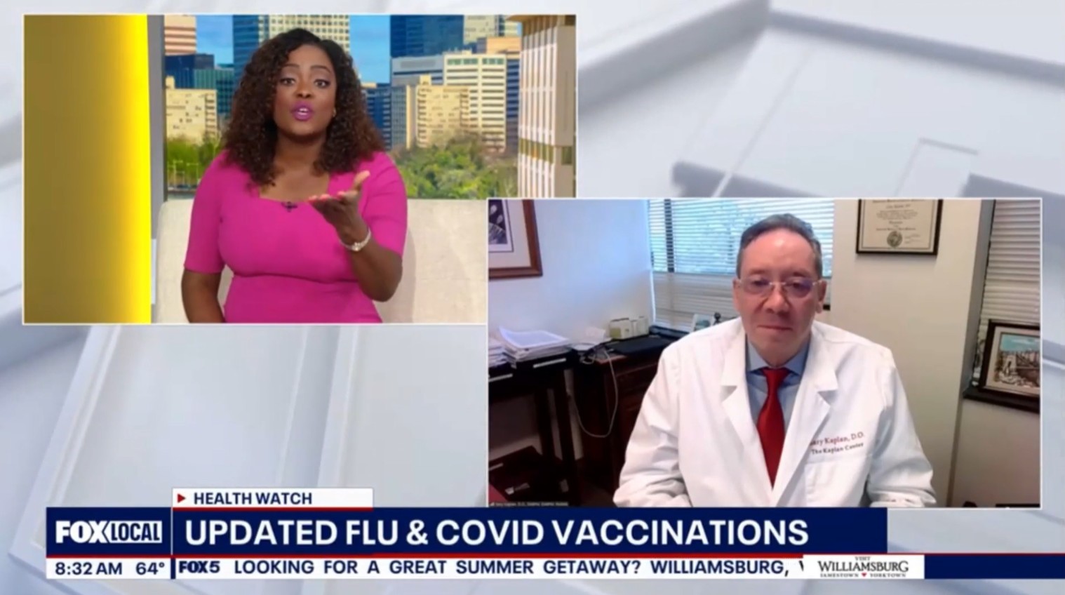 Fox5DC What Families Need to Know This Flu and COVID Season - Dr. Gary Kaplan Explains