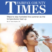 Dr. Gary Kaplan on hydration, Fairfax County Times