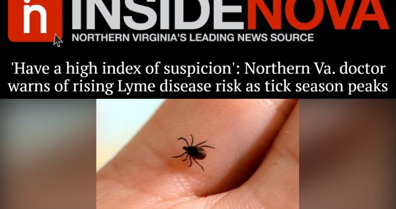 Dr. Gary Kaplan discusses Lyme Disease risk with InsideNOVA.com